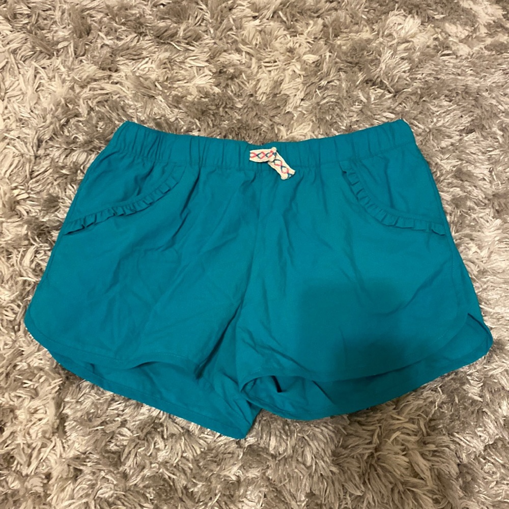 Girls Cat and Jack Swim Shorts Teal Size XL (14/16)
